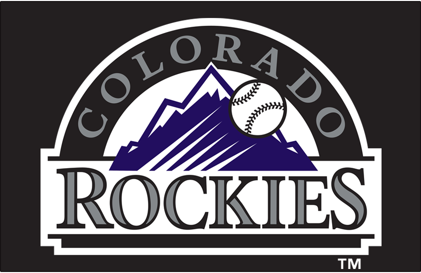 Colorado Rockies 1993-2016 Primary Dark Logo iron on transfers for T-shirts